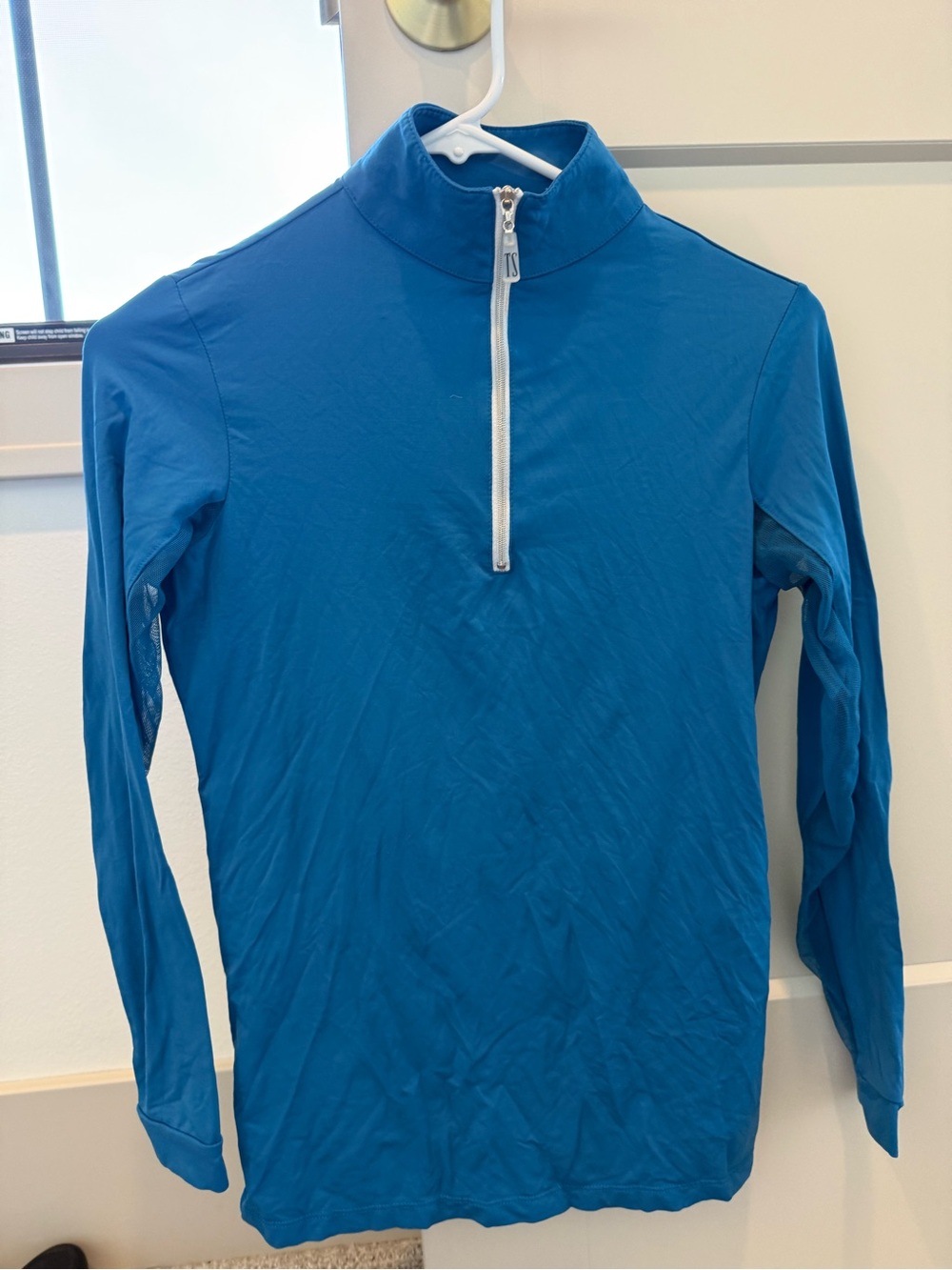 Tailored Sportsman Blue Long-Sleeve Half-Zip Top